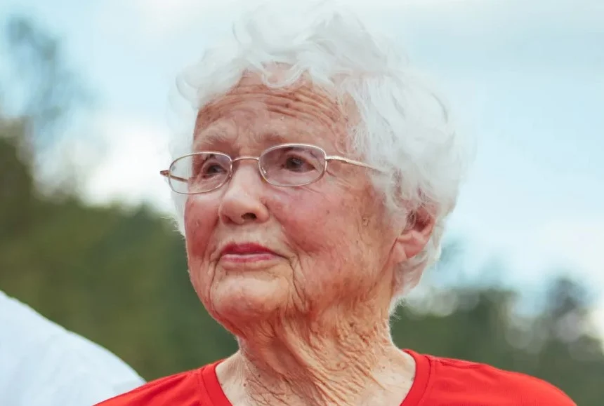 105-year-old senior athlete setting a world record in track and field for senior fitness inspiration