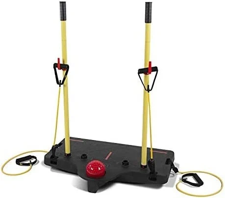 Older adult using 60uP balance training system for mobility support