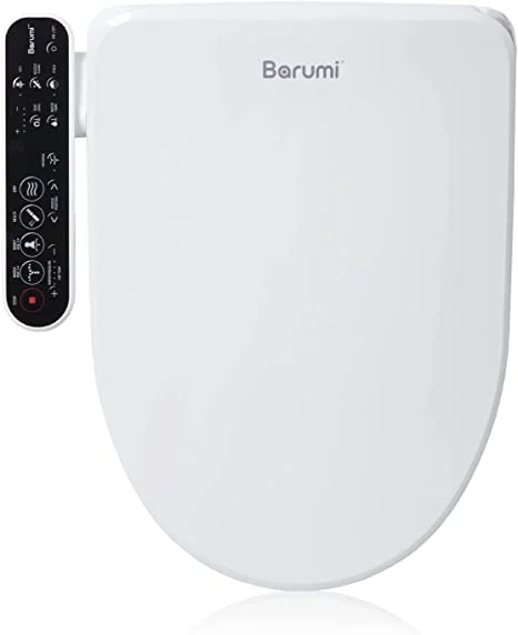 Barumi electric bidet toilet seat for improved senior hygiene
