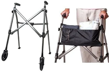 Able Life Space Saver Walker with Organizer Pouch