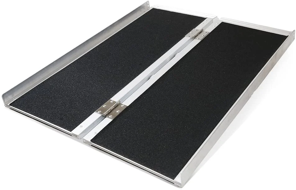 AllCure extra-wide aluminum wheelchair ramp for senior accessibility