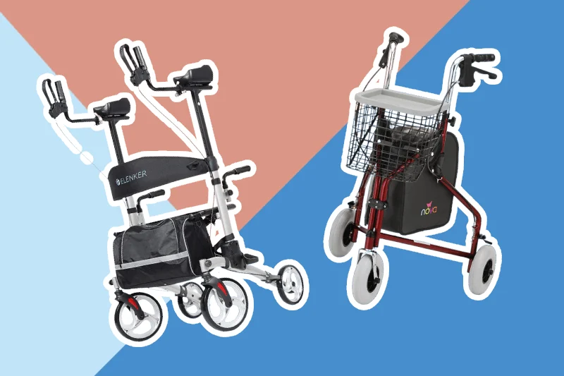 Overview of rollator walkers optimized for rough surface navigation