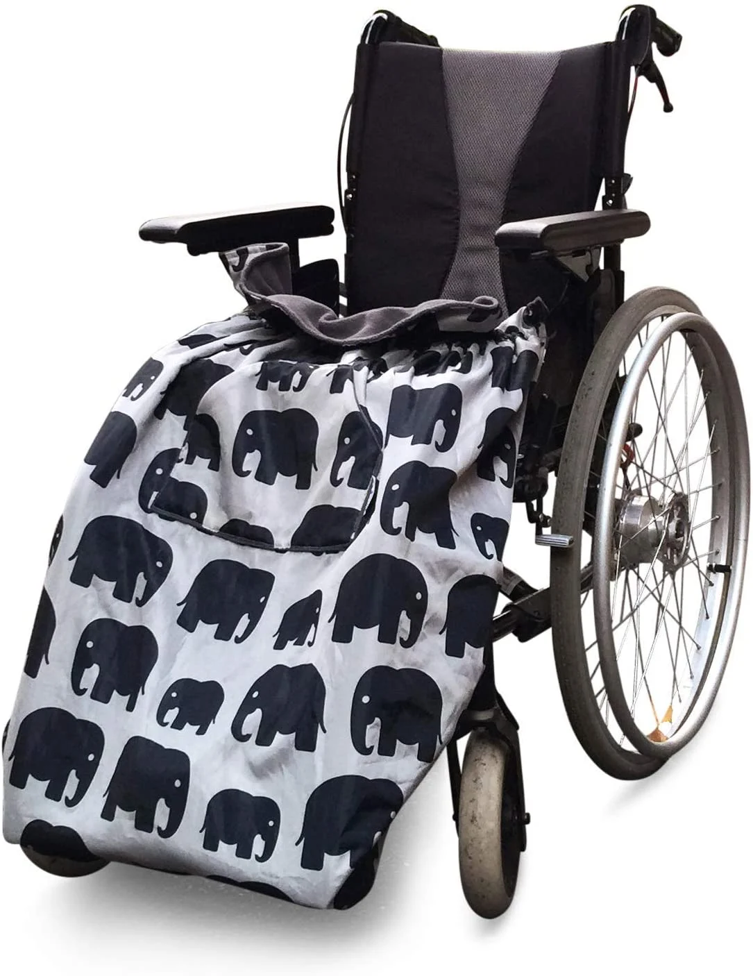 BundleBean wheelchair cover protecting users from weather elements