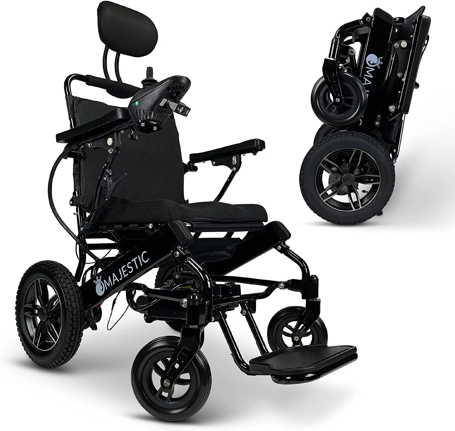 ComfyGo IQ-8000 foldable power wheelchair for active seniors