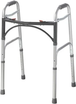 Drive Medical 10200-1 Deluxe Two Button Folding Walker