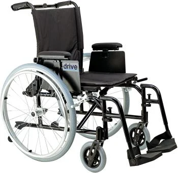 Full view of ultra-light senior rehab wheelchair by Drive Medical
