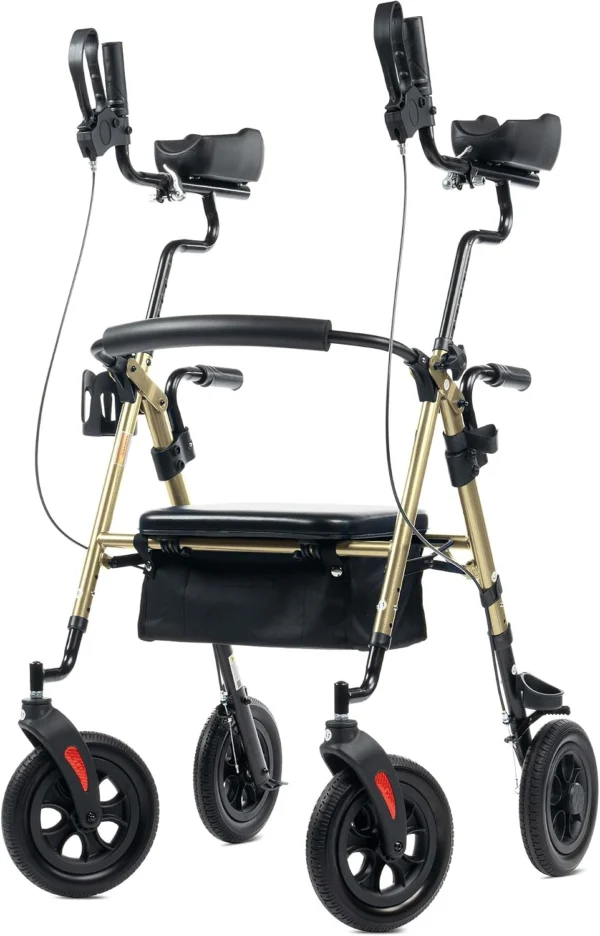ELENKER All-Terrain Upright Rollator Walker