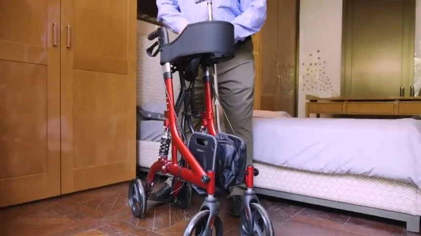Elenker Upright Walker: senior-friendly design for improved mobility
