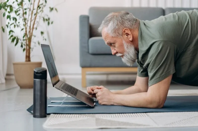 Collection of exercise videos designed to keep seniors active and healthy