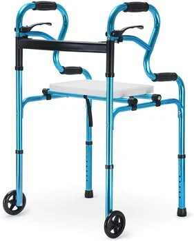 Health Line Massage Products 4-in-1 Stand-Assist Folding Walker