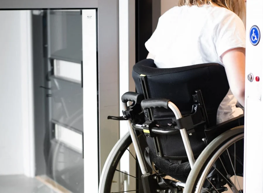 Dimensions and width considerations for wheelchairs used by seniors