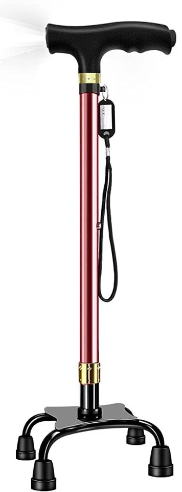 Ispuoocti quad cane offering reliable support for elderly mobility