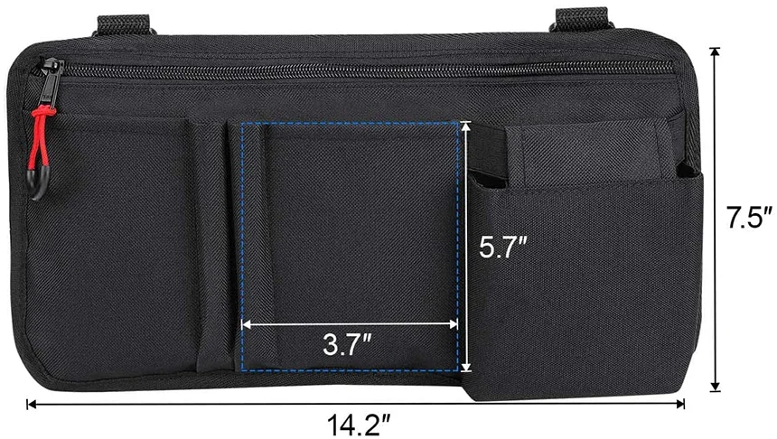 Compact and lightweight wheelchair accessory for elderly users