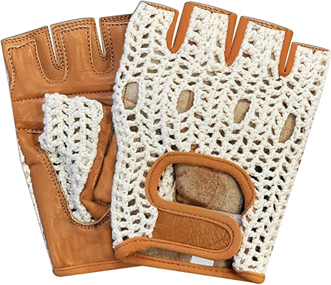 Kango Fitness W-1037 fingerless leather gloves – comfort and grip for wheelchair mobility