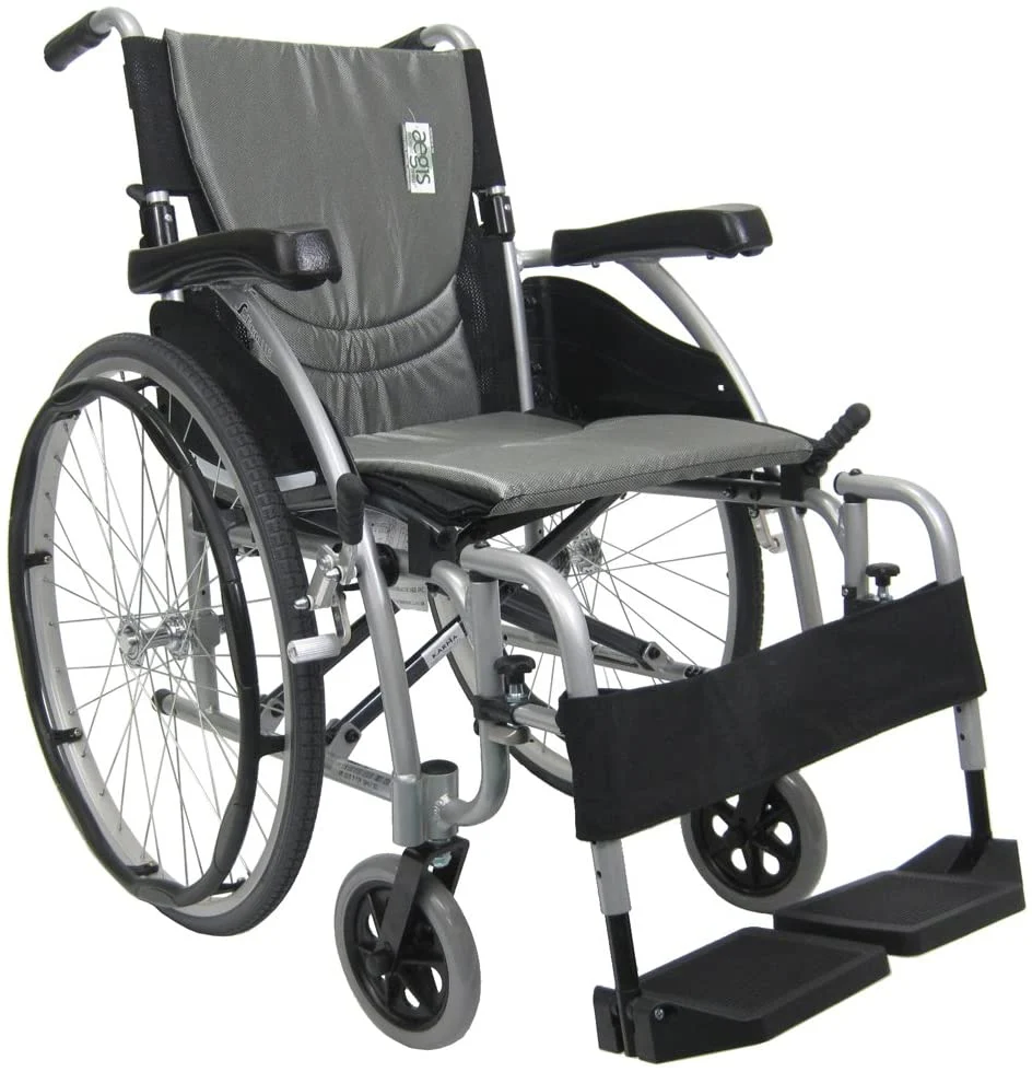 Front view of Karman S-115 showing leg supports and seat design