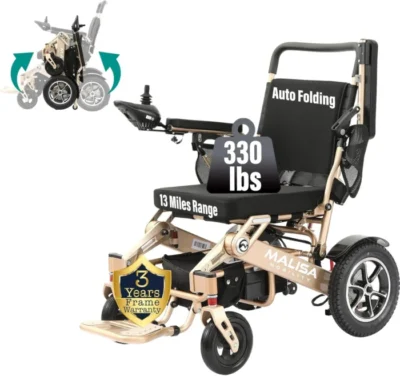 Aotedor Electric Wheelchair with 30-mile range for senior mobility