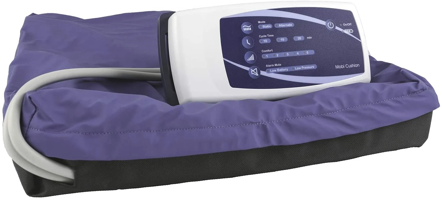 Air cell wheelchair cushion offering pressure distribution for seniors