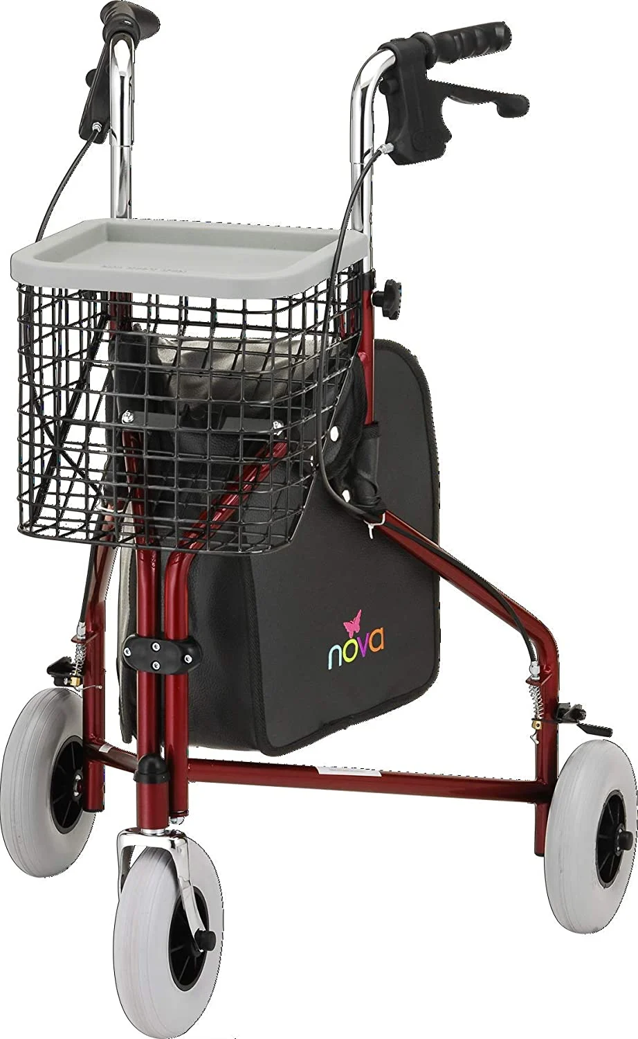 NOVA Traveler 3-wheel rollator walker for enhanced senior mobility