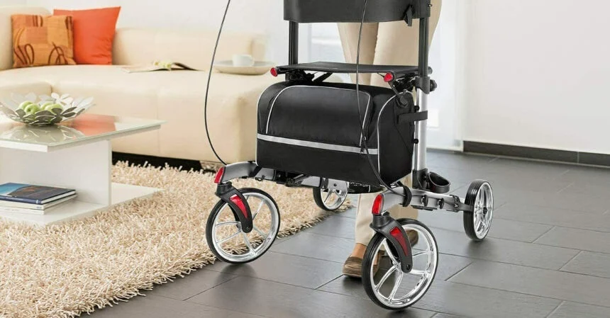 Oasisspace Upright Walker: foldable and lightweight walker for seniors