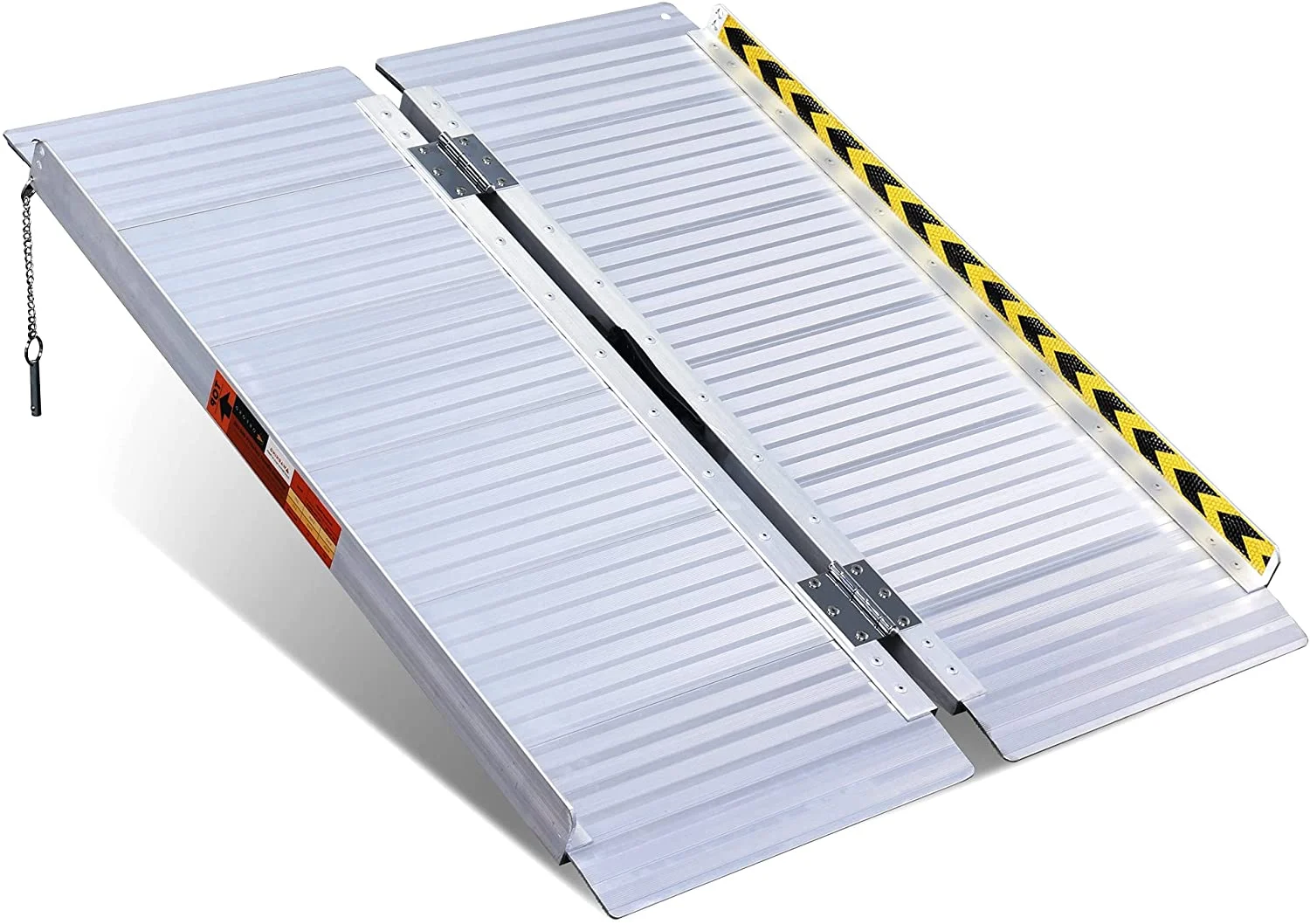 Orford non-skid folding wheelchair ramp for elderly mobility