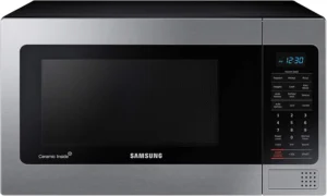 A Samsung MG11H2020CT microwave that is simple and easy to use for older adults