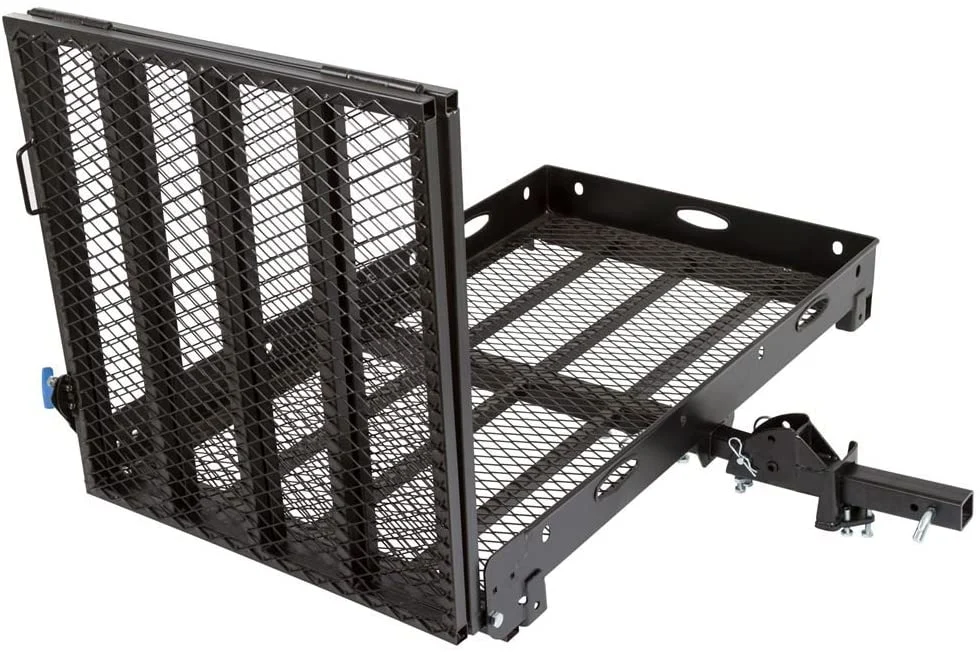 Silver Spring SC500-V3 hitch carrier for wheelchairs with integrated ramp