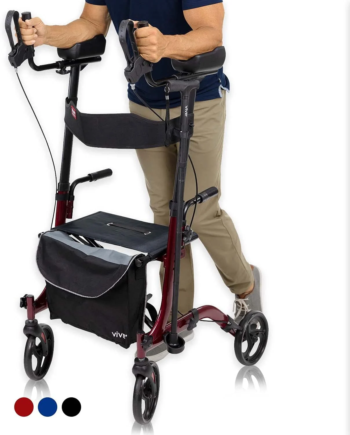 Vive Mobility upright walker offering enhanced support for elderly individuals