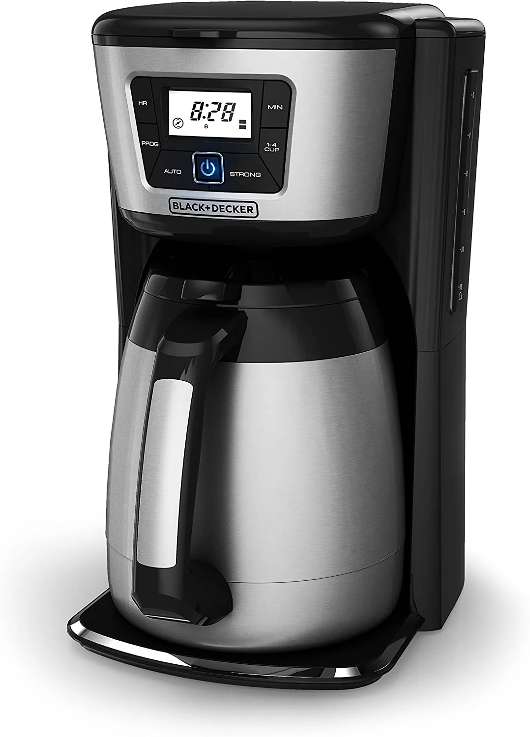 BLACK+DECKER CM2035B thermal coffee maker keeping coffee hot for elderly users