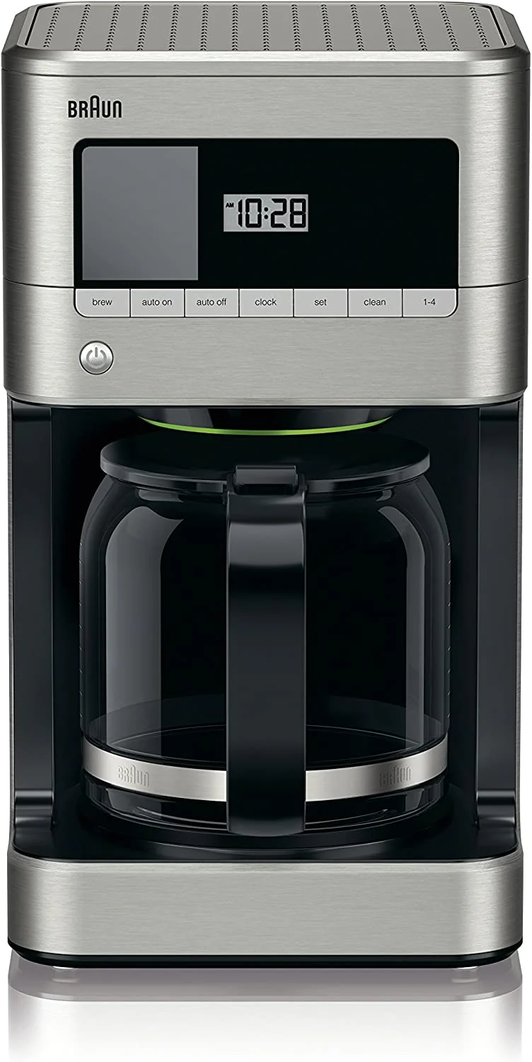 Braun BrewSense KF7070 drip coffee maker with flavor-sealing carafe for seniors