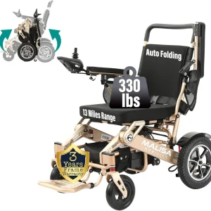 Aotedor Electric Wheelchair with 30-mile range for senior mobility