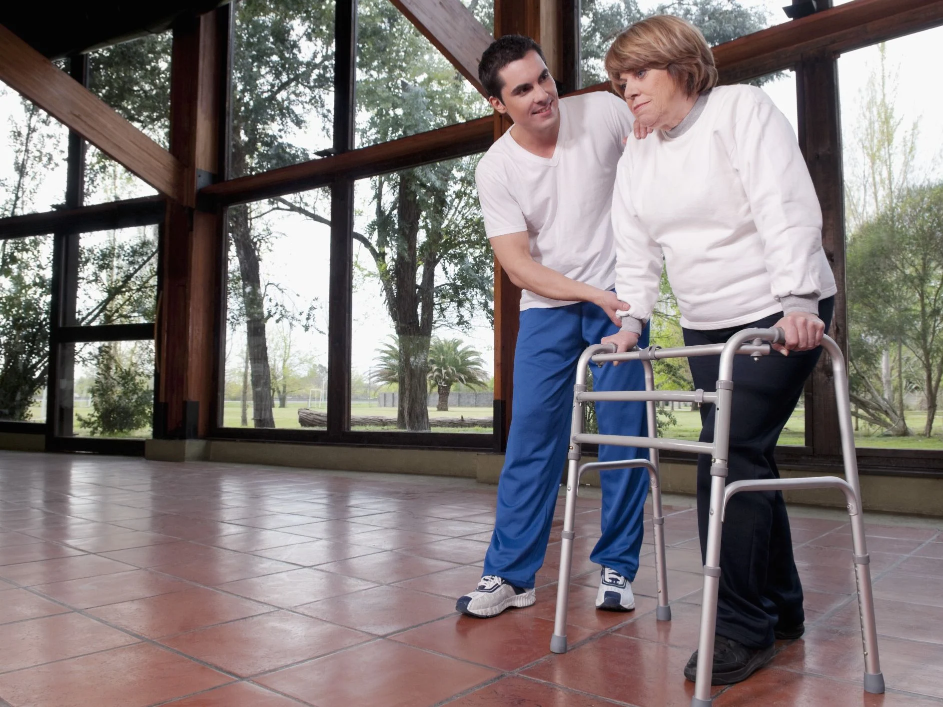 Visual of different walker weights and frame types