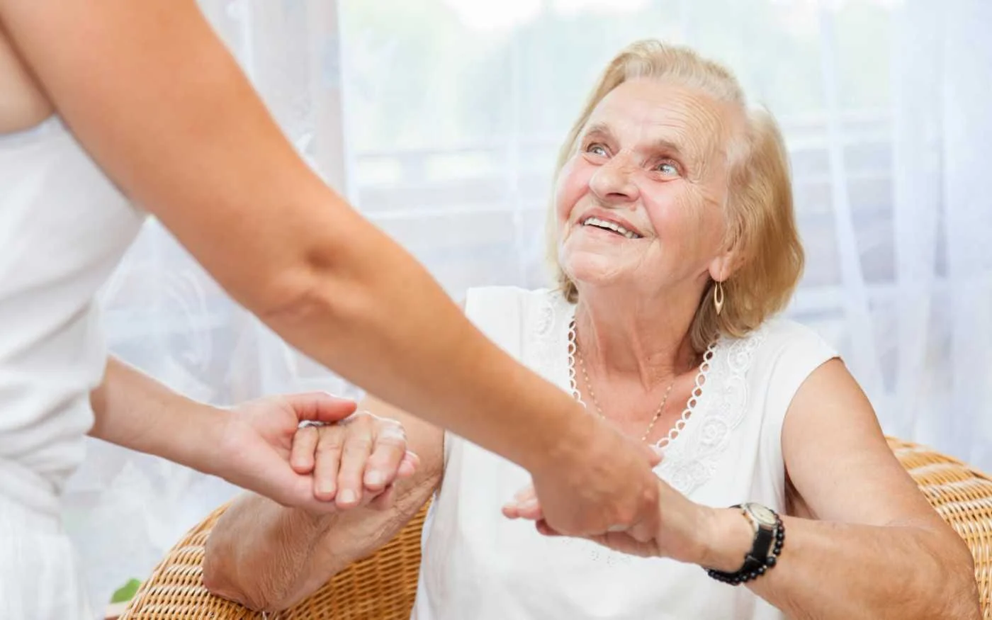 Techniques for assisting elderly individuals in standing safely