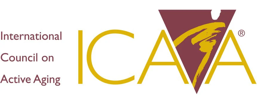 International Council on Active Aging logo promoting senior health and mobility