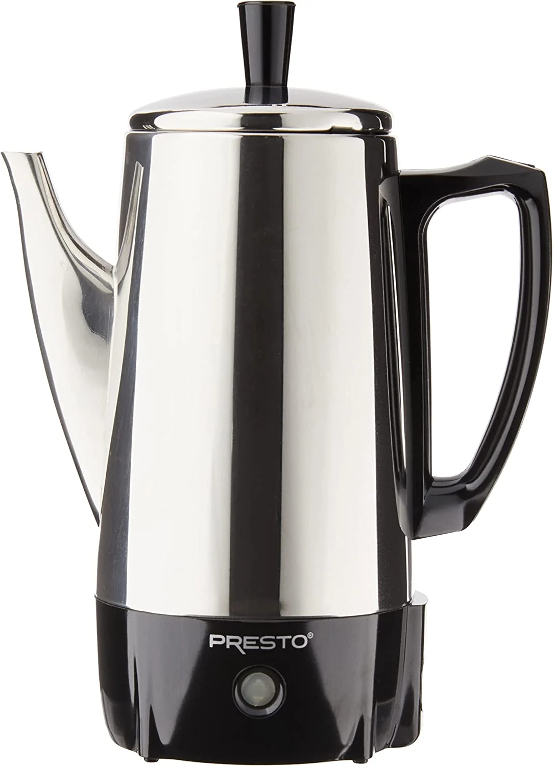 Presto 02822 stainless steel percolator offering simple brewing for seniors